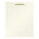 GOLD SWISS DOTS-CREAM MEDIUM TOTE BAG