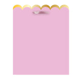 SIMPLE SCALLOP-TULIP PINK MEDIUM TOTE BAG