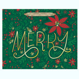 MERRY FLORAL MERRY MEDIUM GIFT BAG