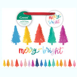 BRIGTH HOLIDAY MERRY BRIGHT MEDIUM GIFT BAG