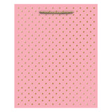 GOLD SWISS DOTS MEDIUM TOTE BAG-BLOSSOM