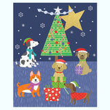 PUPPIES LOVE CHRISTMAS LARGE GIFT BAG