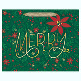 MERRY FLORAL MERRY LARGE GIFT BAG
