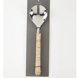 WICKER HANDLE SERVING FORK