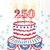 USA 250 Celebration Paper Beverage Napkins