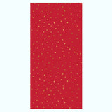 RANDOM GOLD FLECKS - RED TISSUE PAPER