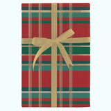CLASSIC HOLIDAY PLAID JUMBO ROLL WRAP