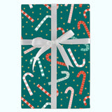 CANDY CANES AND CONFETTI JUMBO ROLL WRAP