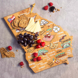 Georgia Fish Kiss Bamboo Cutting Board