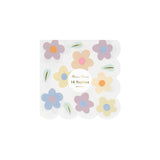HAPPY FLOWERS SMALL NAPKINS
