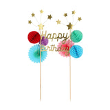 RAINBOW BIRTHDAY GARLAND SET
