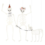 GIANT JOINTED SKELETONS HANGING DECORATIONS
