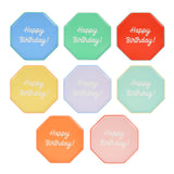 MIXED HAPPY BIRTHDAY SIDE PLATES