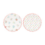 DITSY POSY SCALLOPED SIDE PLATES