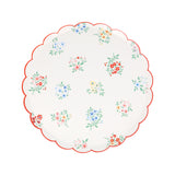 DITSY POSY SCALLOPED SIDE PLATES