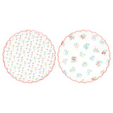 DITSY POSY SCALLOPED DINNER PLATES