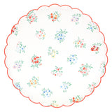 DITSY POSY SCALLOPED DINNER PLATES