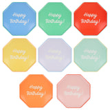 MIXED HAPPY BIRTHDAY DINNER PLATES