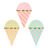 ICE CREAM WITH SPRINKLES PLATES