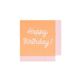 MIXED HAPPY BIRTHDAY SMALL NAPKIN