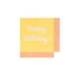MIXED HAPPY BIRTHDAY SMALL NAPKIN