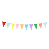 BRIGHT TISSUE FLAG GARLAND SET