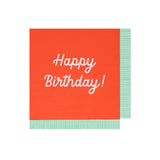 MIXED HAPPY BIRTHDAY LARGE NAPKIN