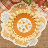 GILDED HARVEST SALAD PLATES