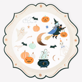 Ornate Edge Halloween Dinner Paper Plates