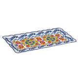 FLORES MELAMINE RECTANGULAR PLATTER