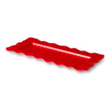 PERLETTE RED MELAMINE RECTANGULAR PLATTER