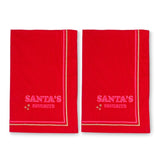 SANTA EMBROIDERY NAPKINS