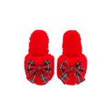 L/XL Red Scottie Slippers