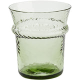 OLIVIA GREEN SHORT BEVERAGE GLASS