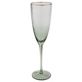 GISELLE GREEN - CHAMPAGNE FLUTE