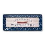 WAKE AT THE LAKE MELAMINE RECTANGULAR PLATTER