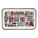 ALABAMA COLLEGE TRINKET TRAY