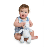 Blue Toile Stuffed Teddy Bear