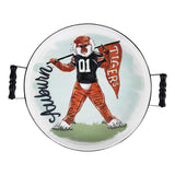 AUBURN MASCOT ENAMEL TRAY