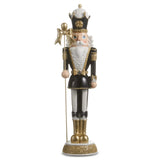 Black Bow Nutcracker Christmas Figure