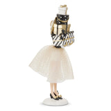 Holiday Shopper Lady Christmas Figure