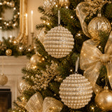 Pearled Ball Ornament