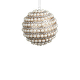Pearled Ball Ornament