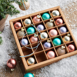 Box of Pastel Ball Ornaments