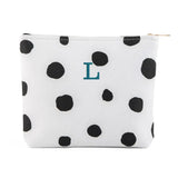 PERSONALIZED DALMATIAN DOT MAKE UP BAG