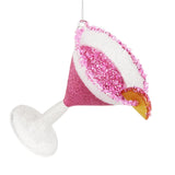 Glitter Pop Party Cocktail Glass Ornament