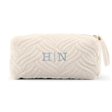PERSONALIZED VELVET QUILTED MAKE UP BAG