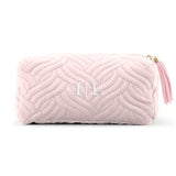 PERSONALIZED VELVET QUILTED MAKE UP BAG