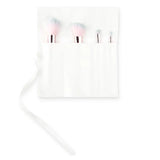 PERSONALIZED MAKE UP BRUSH SET & TRAVEL POUCH IN IRIDESCENT UNICORN