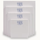 DELAVAN MONOGRAM 4 WHITE TABLET SET